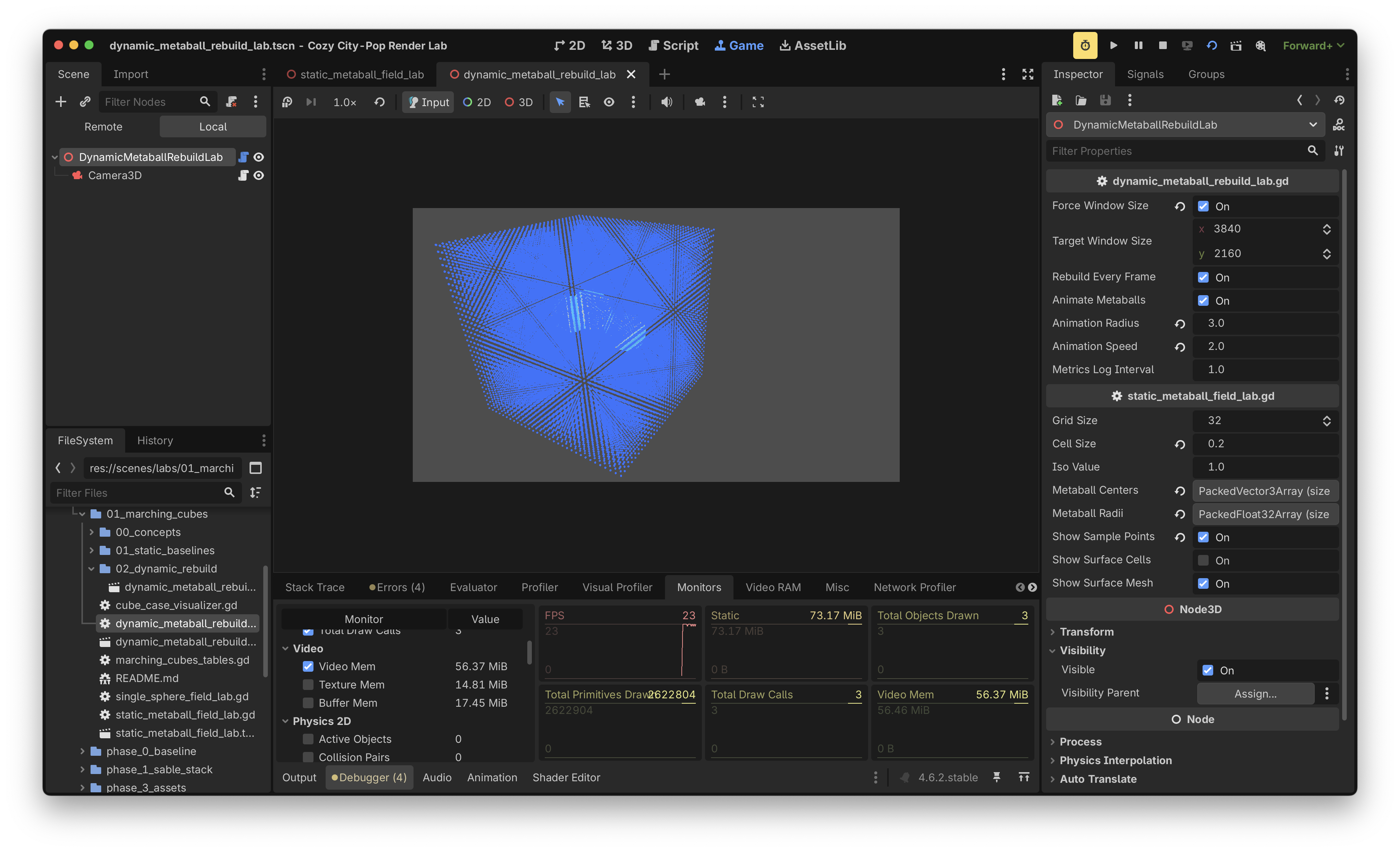 Marching Cubes optimization result
